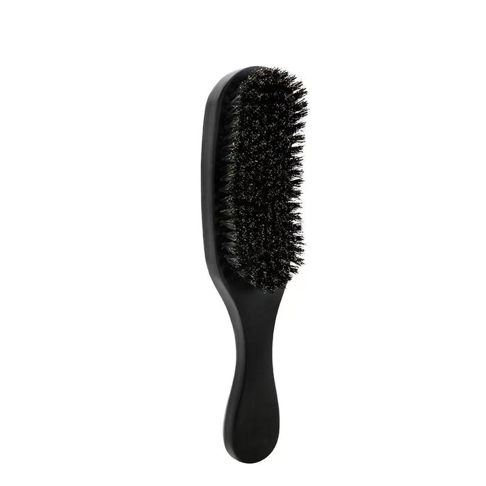 Baard- en haarborstel - Zwarte ergonomische handgreep