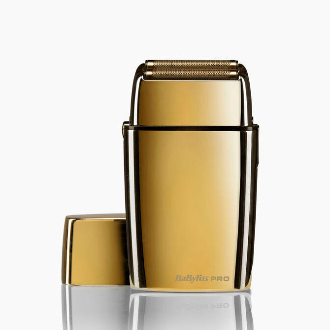 BabylissPRO Shaver Gold Metal Double Foil – FXFS2GE