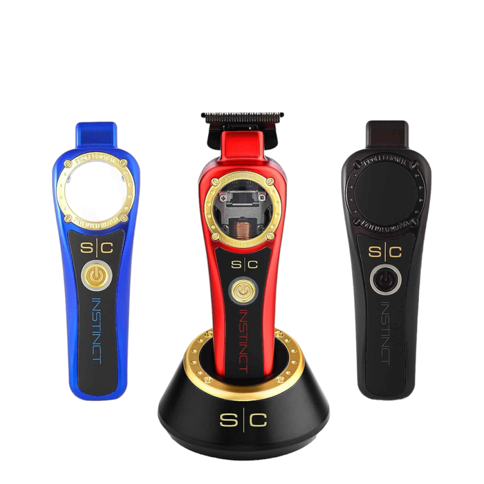 StyleCraft Instinct Trimmer – Tondeuse de Finition Pro avec Coques Interchangeables