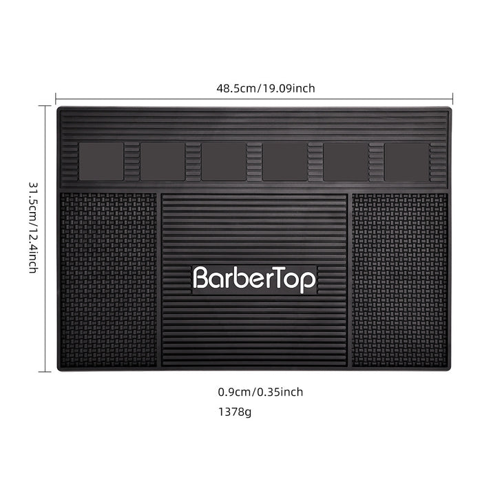 BarberTop Professionele Opbergmat voor Tondeuses en Accessoires - Antislip