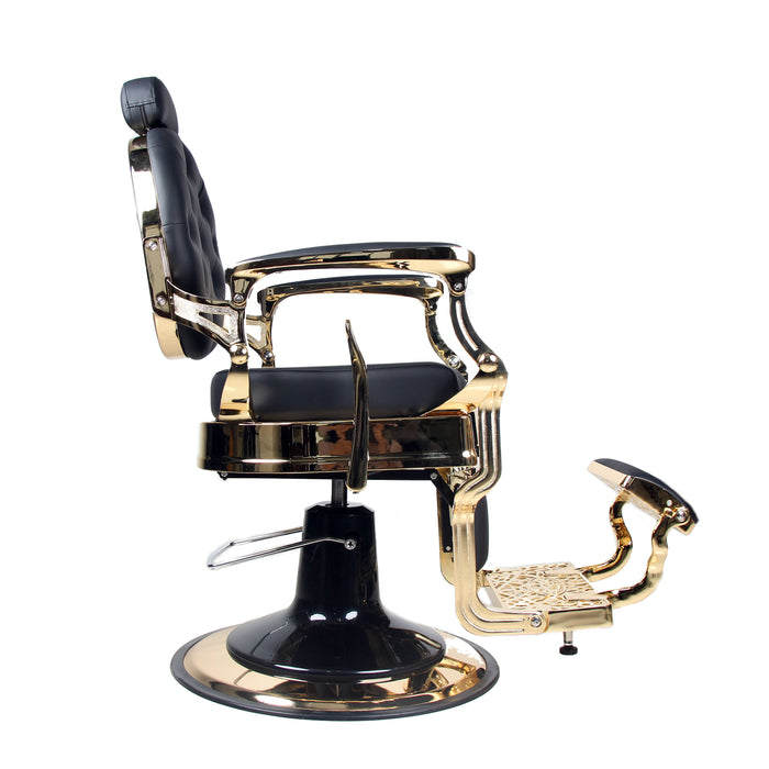 Fauteuil de barbier Gold Edition BEE – Hairfinish