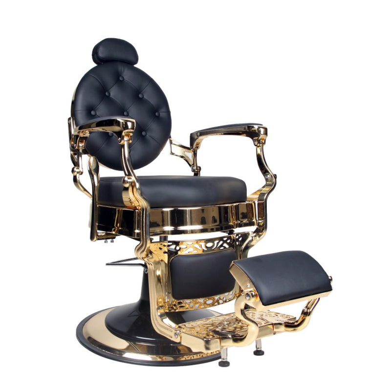 Fauteuil de barbier Gold Edition BEE – Hairfinish