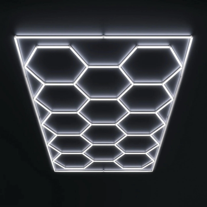Kit Éclairage LED Hexagonal - 14 Lampes + Cadre
