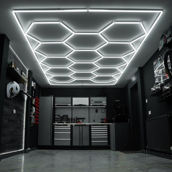 Kit Éclairage LED Hexagonal - 14 Lampes + Cadre