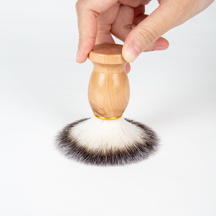 Professionele scheerkwast met houten handvat