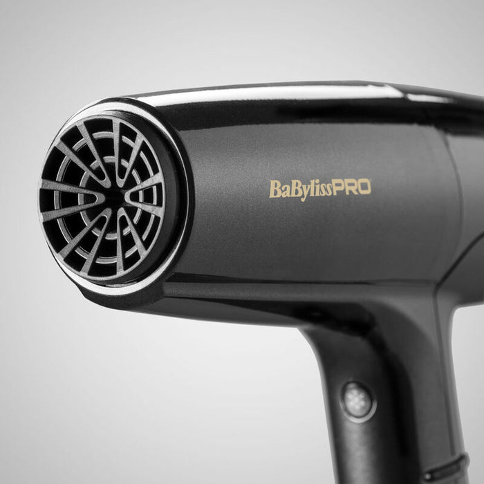 BabylissPRO FALCO BAB8550E – Sèche-cheveux professionnel Gold/Black Made in Italy