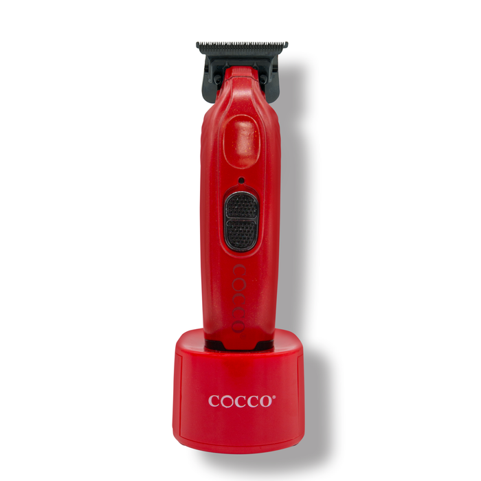 Cocco Hyper Veloce Pro Trimmer Rouge – Tondeuse de finition puissante & stylée