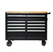 Barber Work Station 9 Drawer – Meuble Barbier avec Tiroirs et Prises Intégrées – Black 1