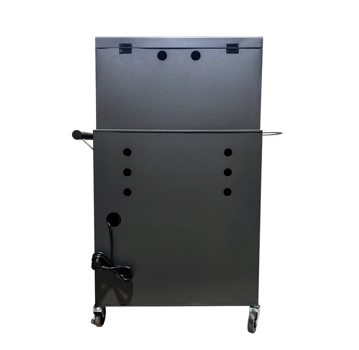 Barber Trolley Station Pro – Meuble Barbier Mobile avec Prises Intégrées – Grey