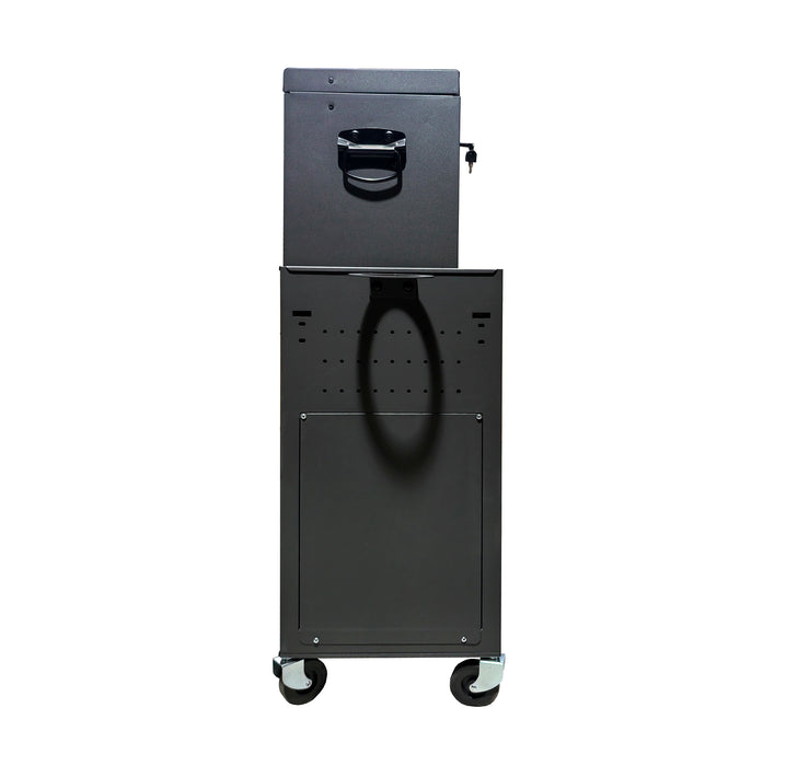 Barber Trolley Station Pro – Meuble Barbier Mobile avec Prises Intégrées – Grey