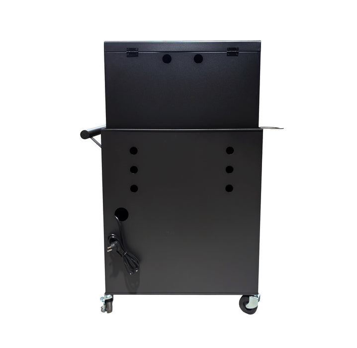 Barber Trolley Station Pro – Meuble Barbier Mobile avec Prises Intégrées