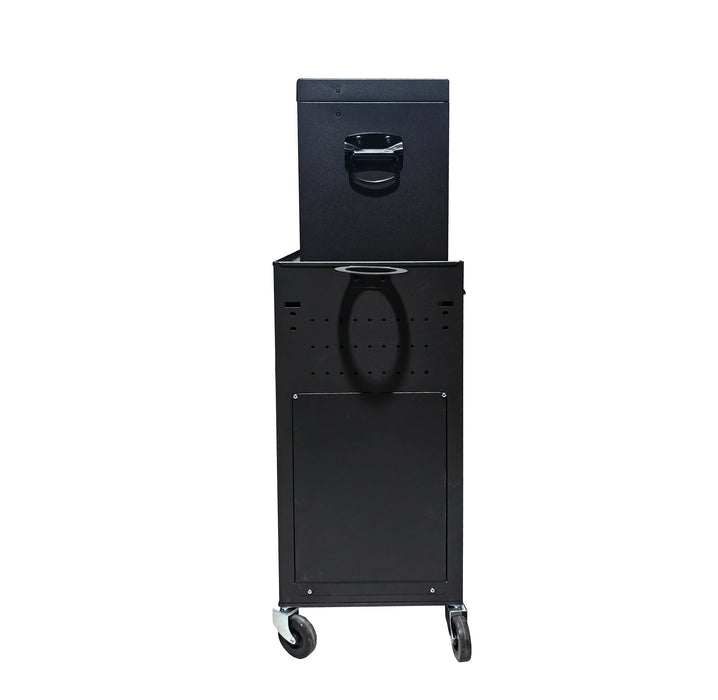 Barber Trolley Station Pro – Meuble Barbier Mobile avec Prises Intégrées