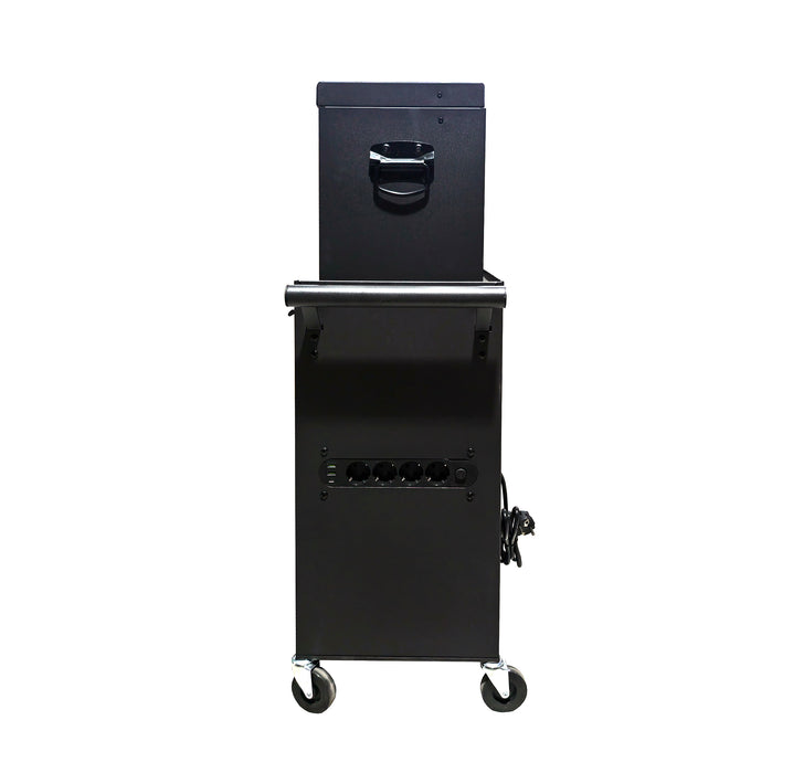 Barber Trolley Station Pro – Meuble Barbier Mobile avec Prises Intégrées