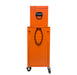 Barber Trolley Station Pro – Meuble Barbier Prises Intégrées – Orange 4
