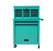 Barber Trolley Station Pro – Meuble Barbier avec Prises Intégrées – Turquoise 1