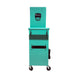 Barber Trolley Station Pro – Meuble Barbier avec Prises Intégrées – Turquoise 3