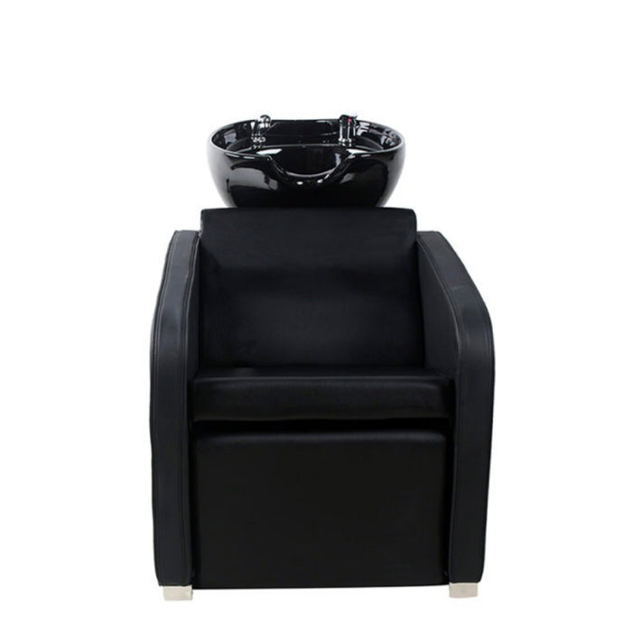 Shampoo Bed JOY – Bac a shampooing Inclinable avec Repose-Pieds pour Salon de Coiffure