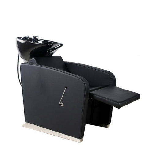 Shampoo Bed JOY – Bac a shampooing Inclinable avec Repose-Pieds pour Salon de Coiffure