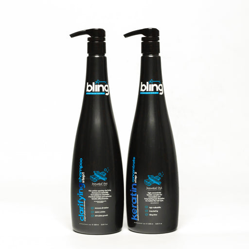 Bling Professional – Kit Lissage Kéra & Pro Immortal Oud – 2x1000ml (Step 1 & 2)