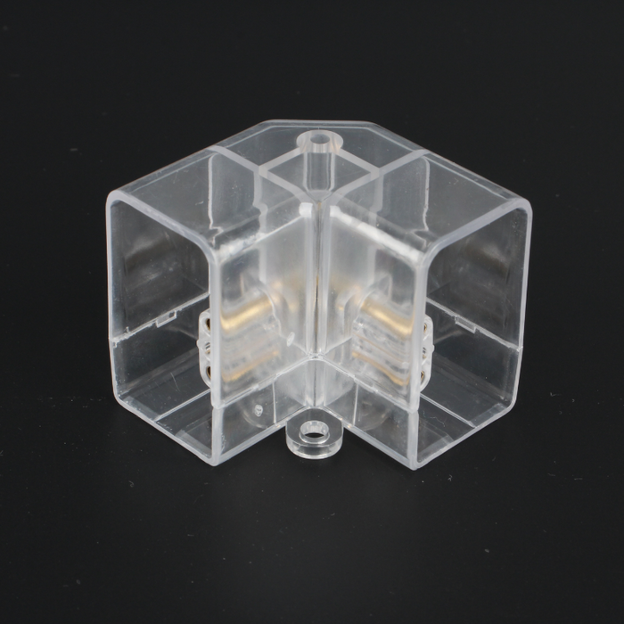 Raccord L 90° pour éclairage hexagonal LED – 2 voies