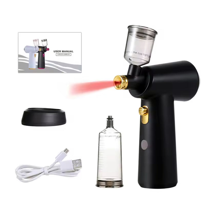 Pistolet Airbrush Line-Up Sans Fil - Camouflage Cheveux & Contours Barbe