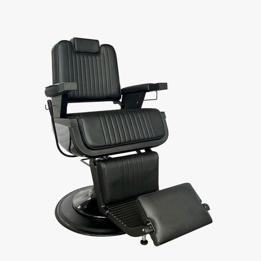 Barber Chair - Trans Black | Fauteuil de Barbier Premium au Design Rétro