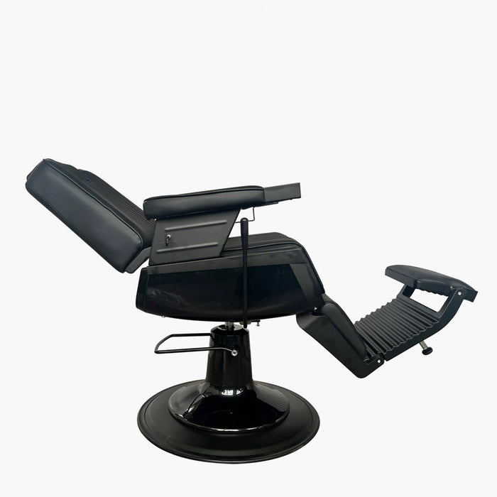 Barber Chair - Trans Black | Fauteuil de Barbier Premium au Design Rétro