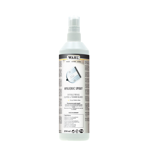 WAHL Hygienic Spray 250ml – Nettoyant Désinfectant pour Lames Tondeuses & Trimmers
