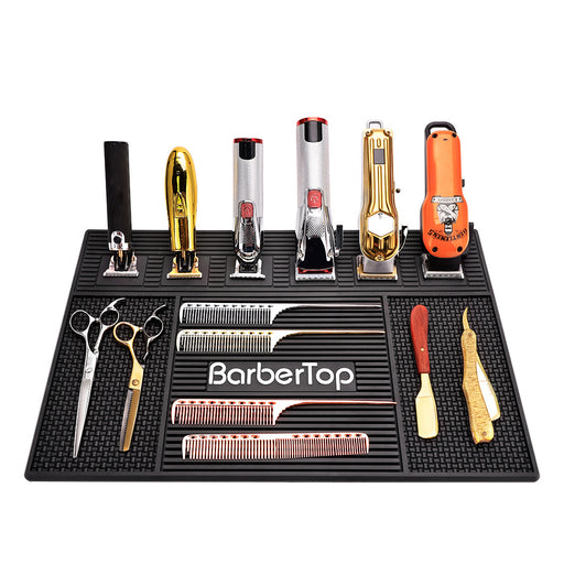 BarberTop Professionele Opbergmat voor Tondeuses en Accessoires - Antislip