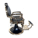 Barber Chair Diamond Zwart & Goud – Vintage Barberstoel 3
