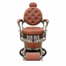 Barber Chair Throne Cognac & Brons – Vintage Barberstoel 2
