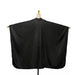 Professionele zwarte kapperscape met drukknopen - Premium model 1