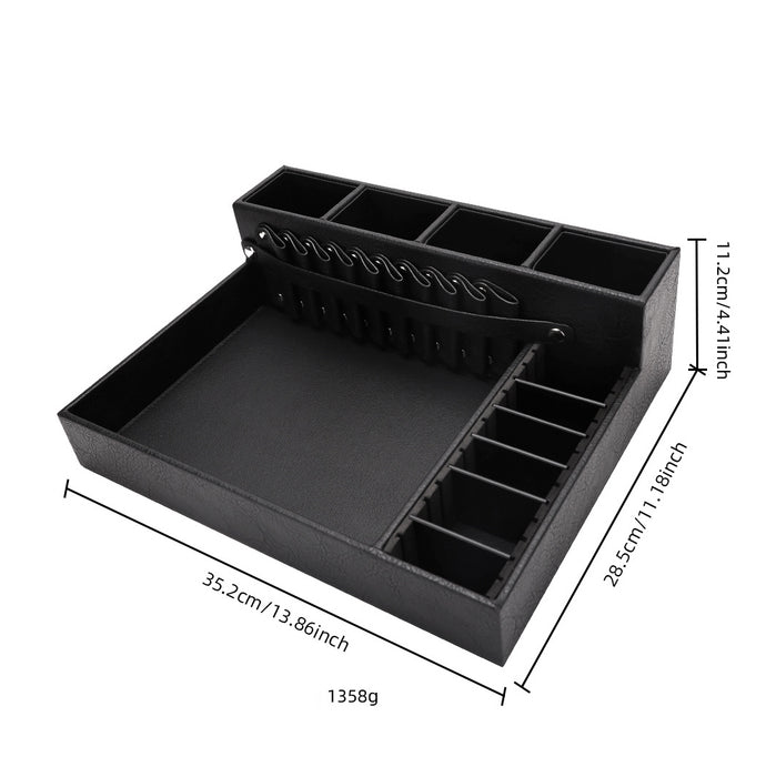 XL Organizer voor kapper en barbier – Scharen- en accessoirehouder met extra compartimenten
