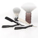 Rasoir de Barbier Professionnel à Lame Interchangeable - Noir & Argent 3