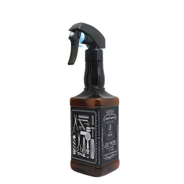 Vaporisateur Carré Vintage "Just Water" 300ml – Design Barbier Rétro