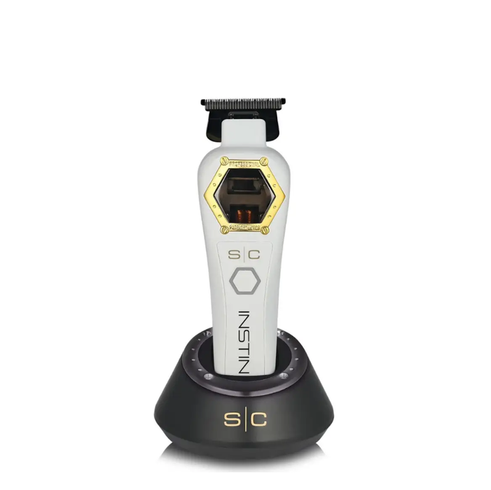 StyleCraft Instinct Trimmer Metal Edition – Trimmer Pro Métallique avec Station