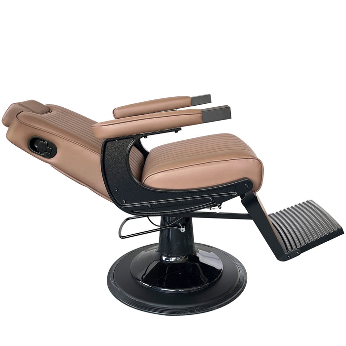 Barber Chair Kawi Brown – Fauteuil Barbier Moderne Marron