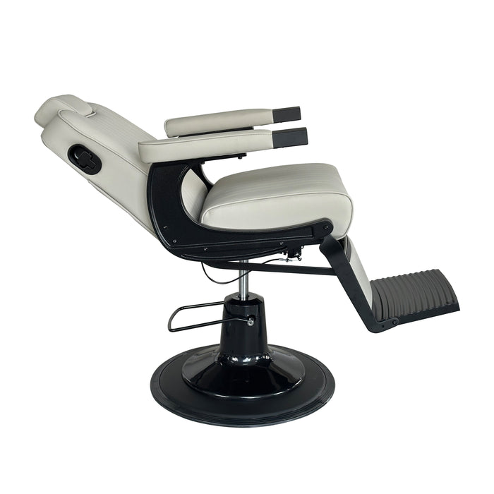 Barber Chair Kawi Grey – Fauteuil Barbier Moderne Gris