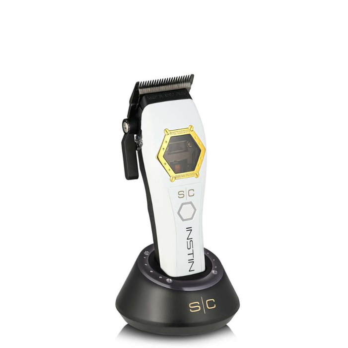 StyleCraft Instinct Clipper Metal Edition – Tondeuse Pro avec Coques Métal